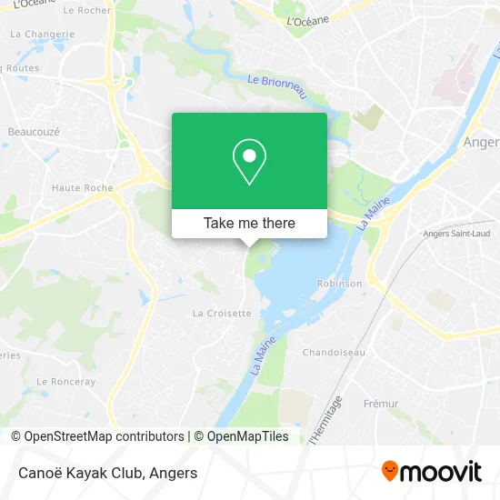 Canoë Kayak Club map