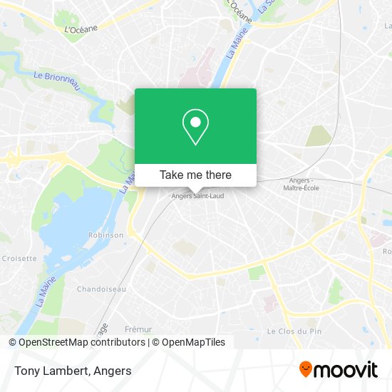 Tony Lambert map