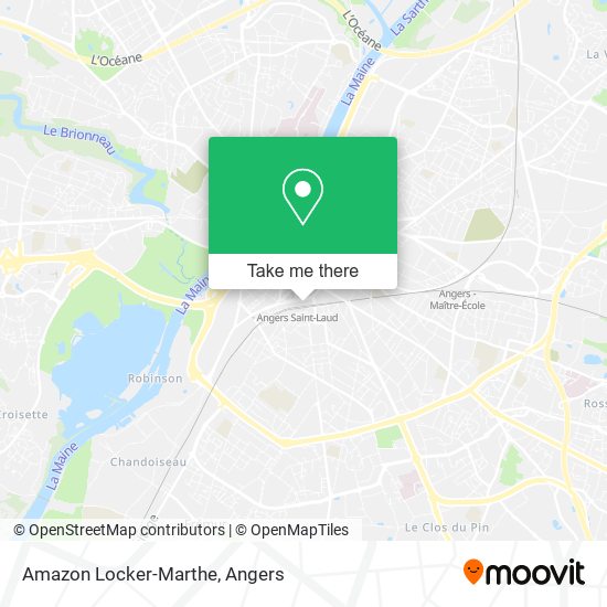 Mapa Amazon Locker-Marthe
