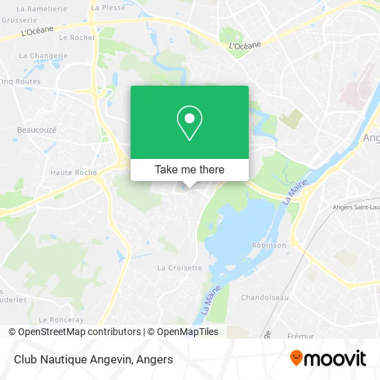 Club Nautique Angevin map