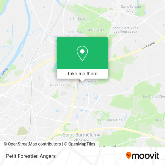 Petit Forestier map
