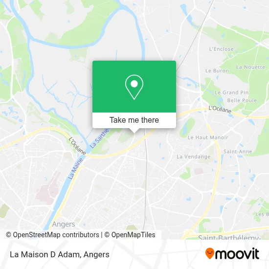 La Maison D Adam map