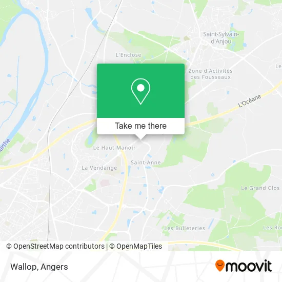 Wallop map