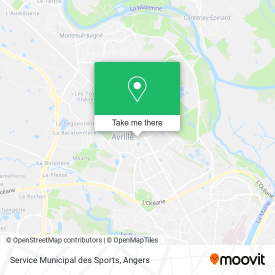 Mapa Service Municipal des Sports