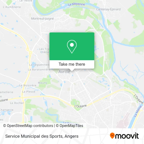Service Municipal des Sports map