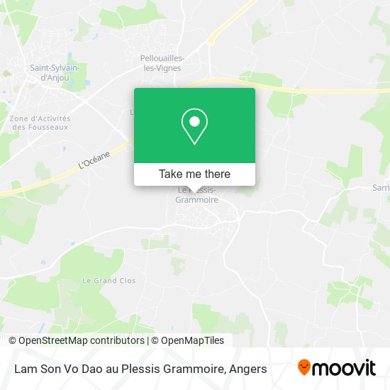 Lam Son Vo Dao au Plessis Grammoire map