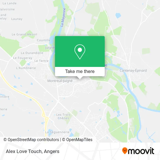Alex Love Touch map