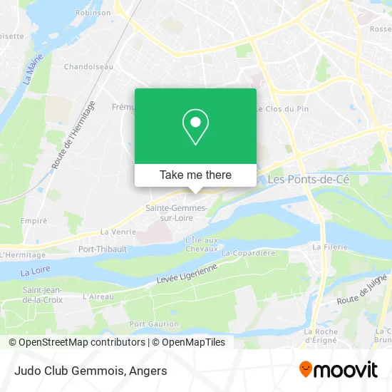 Judo Club Gemmois map