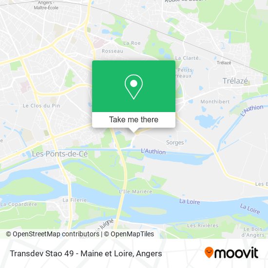 Transdev Stao 49 - Maine et Loire map