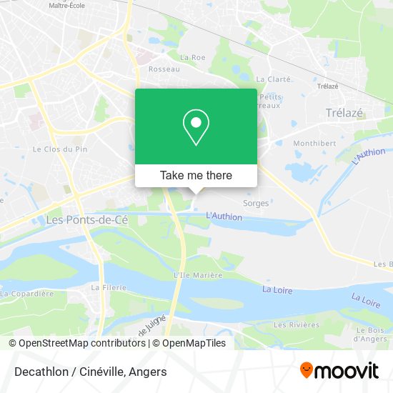 Decathlon / Cinéville map