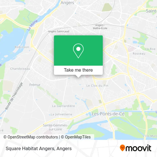 Square Habitat Angers map