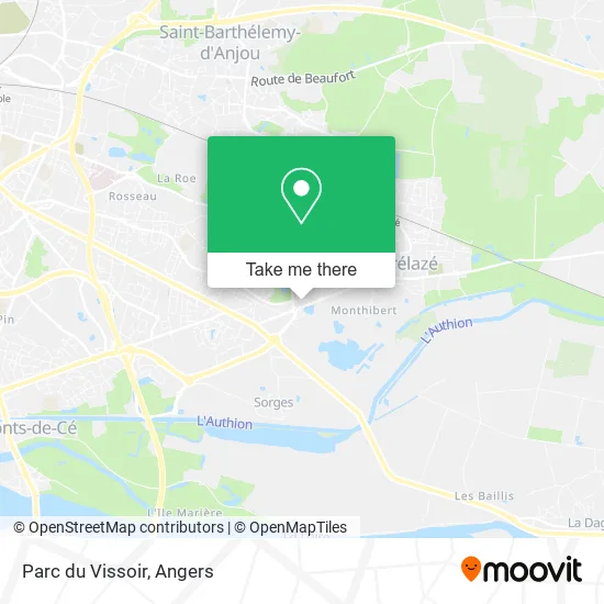 Parc du Vissoir map