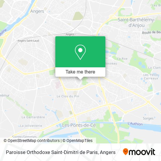 Paroisse Orthodoxe Saint-Dimitri de Paris map