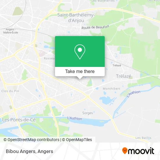 Bibou Angers map