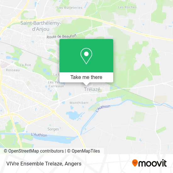 VIVre Ensemble Trelaze map