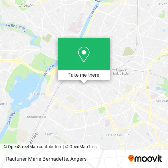 Rauturier Marie Bernadette map