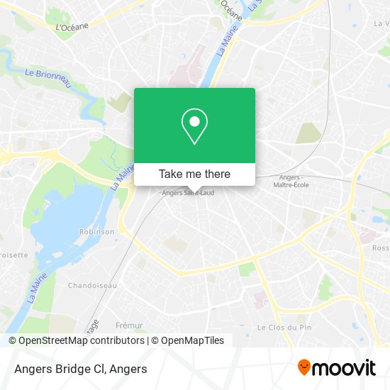 Angers Bridge Cl map