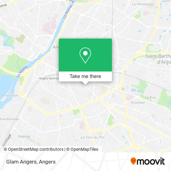 Glam Angers map