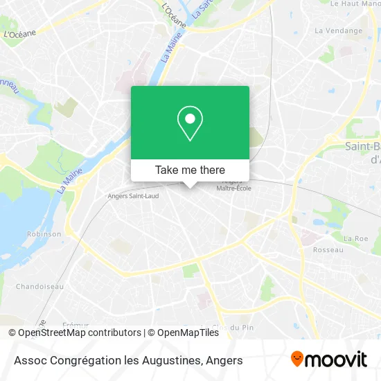 Assoc Congrégation les Augustines map