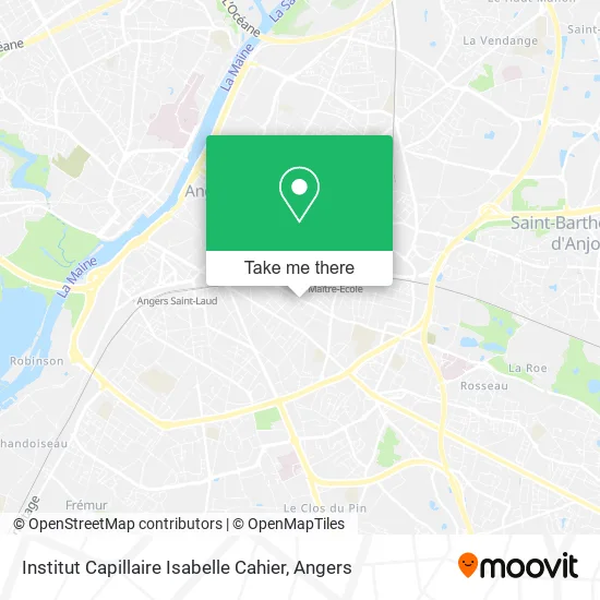 Institut Capillaire Isabelle Cahier map