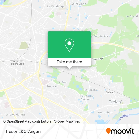 Trésor L&C map