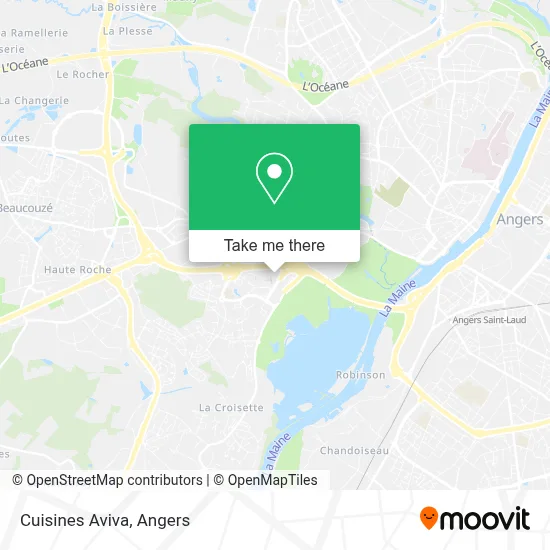 Cuisines Aviva map