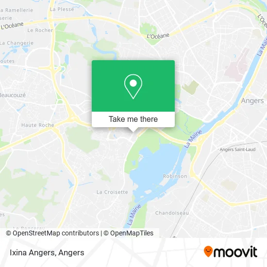 Ixina Angers map