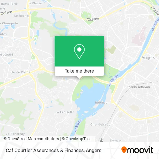 Caf Courtier Assurances & Finances map