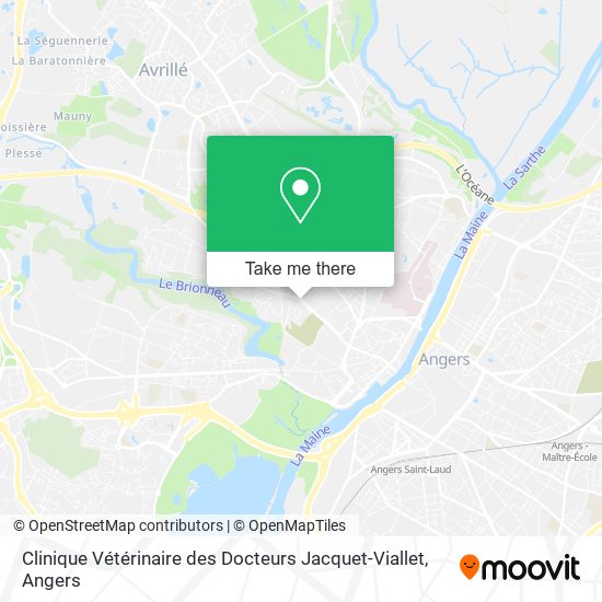 Clinique Vétérinaire des Docteurs Jacquet-Viallet map