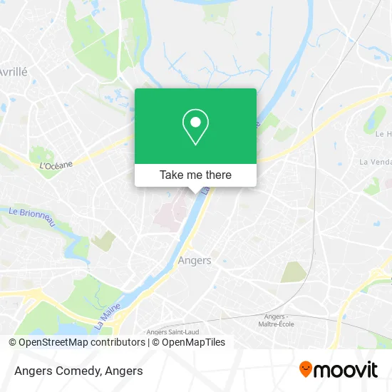 Angers Comedy map