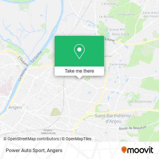 Power Auto Sport map