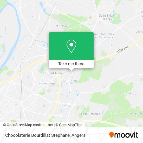 Chocolaterie Bourdillat Stéphane map