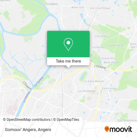 Gomouv' Angers map