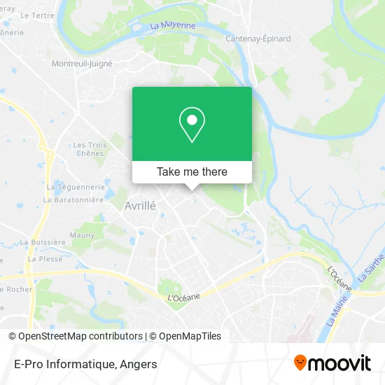 E-Pro Informatique map