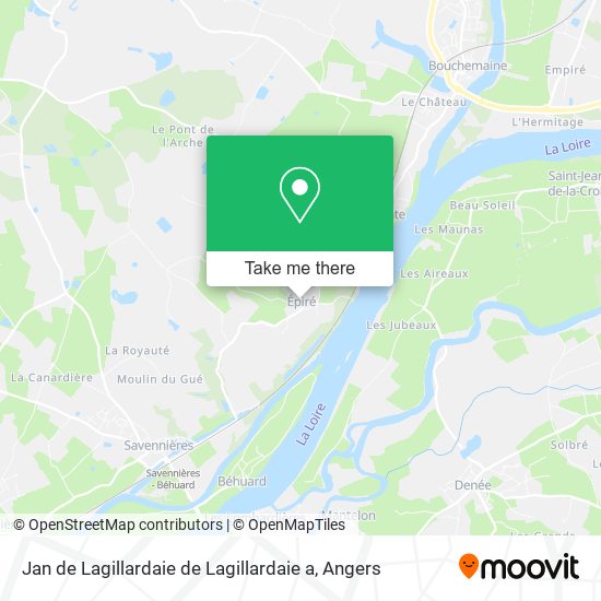 Jan de Lagillardaie de Lagillardaie a map