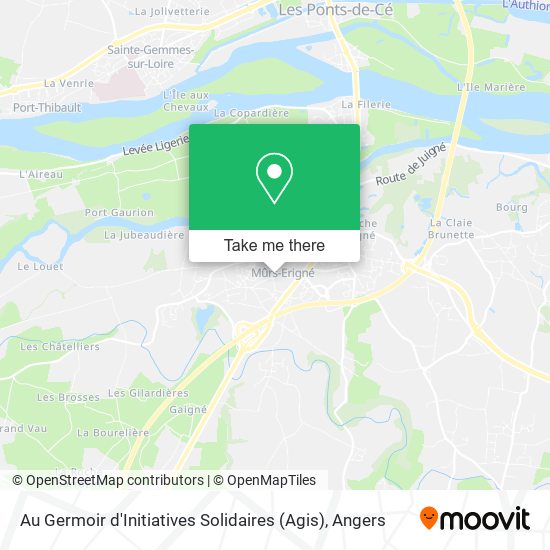 Au Germoir d'Initiatives Solidaires (Agis) map