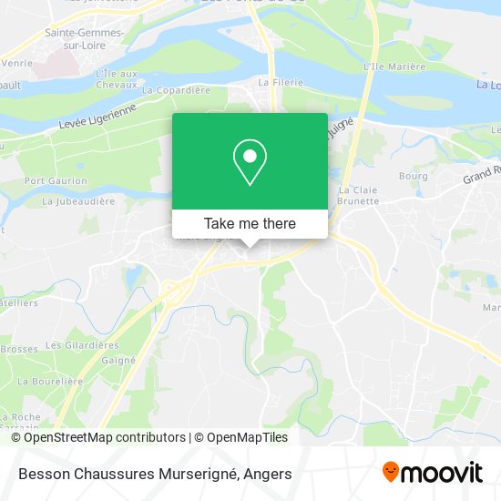 Besson Chaussures Murserigné map