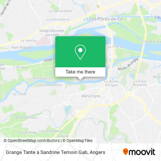 Grange Tante à Sandrine Temoin Gab map