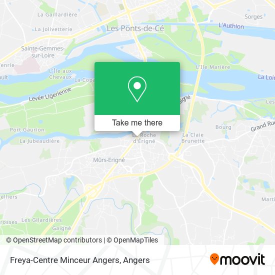 Freya-Centre Minceur Angers map