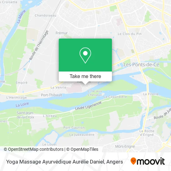 Yoga Massage Ayurvédique Aurélie Daniel map