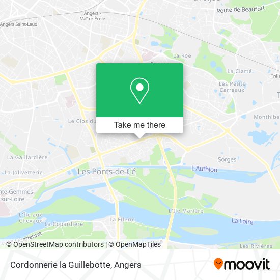 Cordonnerie la Guillebotte map