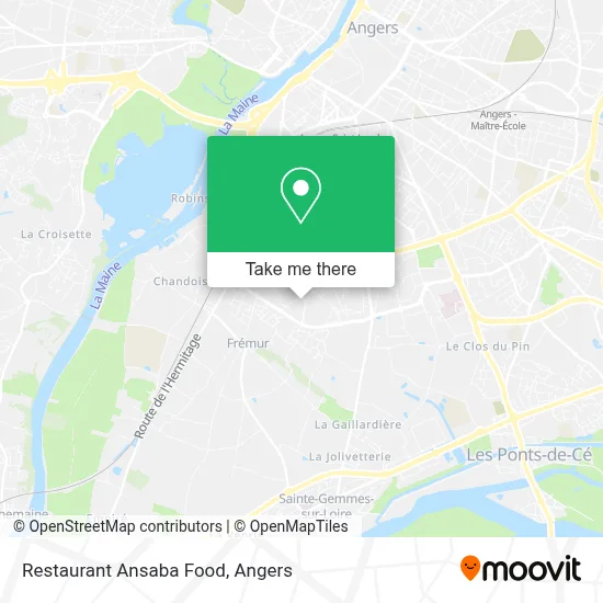 Restaurant Ansaba Food map