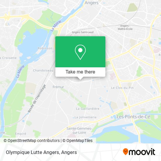 Olympique Lutte Angers map