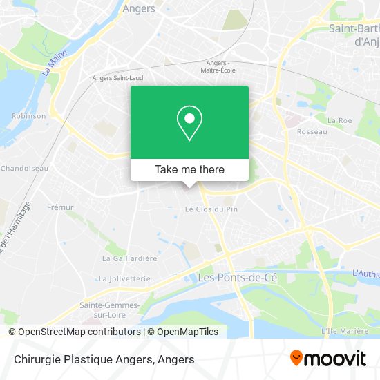 Chirurgie Plastique Angers map