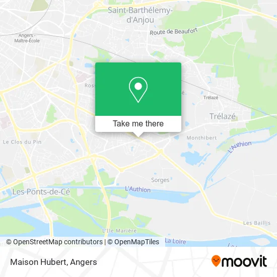Maison Hubert map
