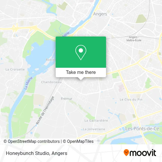 Honeybunch Studio map