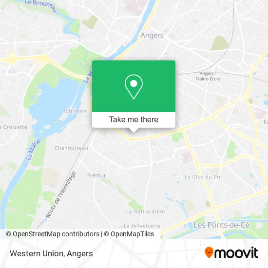 Western Union map