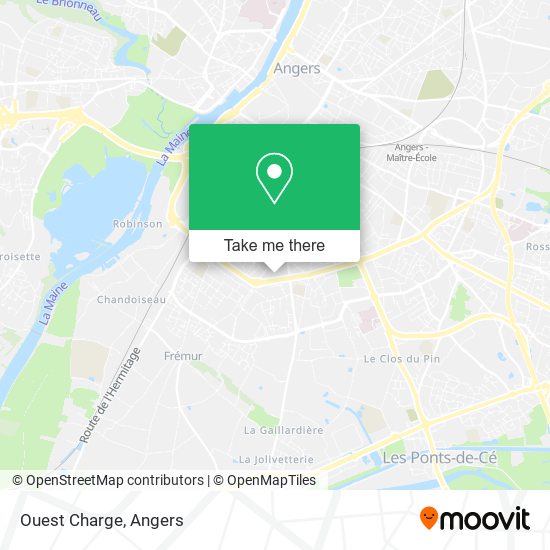 Ouest Charge map