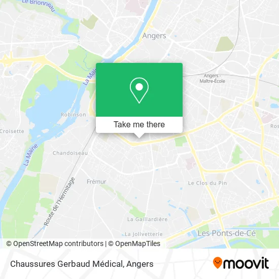 Chaussures Gerbaud Médical map
