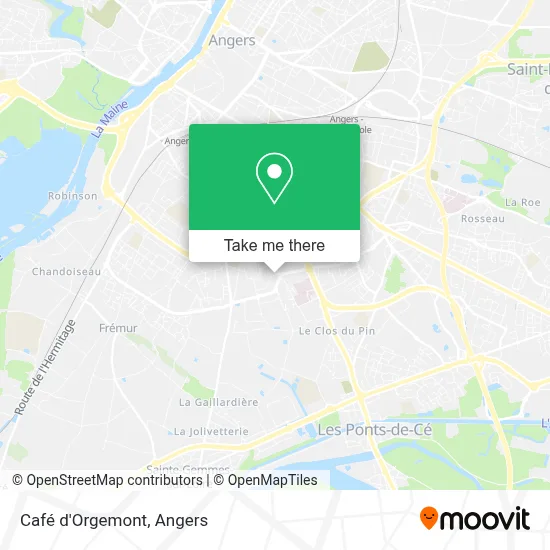 Café d'Orgemont map